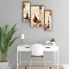 MDF 2 Pcs Designer Wall Painting for Home & Office 