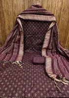 Jacquard Unstitched Dress Material for Women 