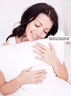 Continental Filled Plain White Pillow 16X24Inch Pack Of 1