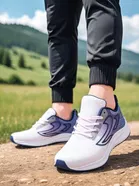 Sports Shoes for Men, White & Black 