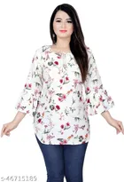 Three-Quarter Sleeves Top for Women 