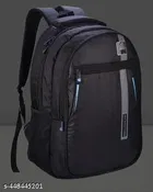 Polyester Backpack for Men & Women, Black