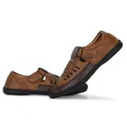 Sandals for Men (Brown & Black, 6)