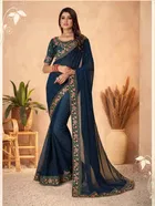 Georgette Self Design Saree for Women 