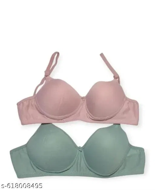 Padded Bra Combo Pack of 6 for Women (Multicolor, 38B)