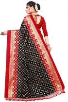 कनूड़ा प्रिंट्स फैंसी विमेंस कोटा फॉयल नेट प्रिंटेड साड़ी 