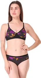 Cotton Blend Lingerie Set for Women 