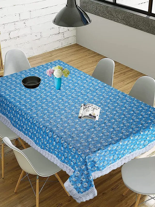 PVC Table Cover (Multicolor, 40x60 Inches)