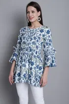 Cotton Printed Top for Women 