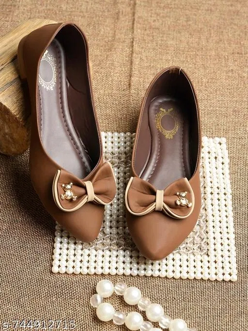 Shoetopia Brown Ballerinas (Size 6.0)