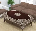 Furnishing Hut Velvet Table Cover Coffee 36x54in