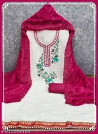 Embroidered Patiala Suit for Women 