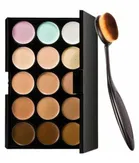 Lenon Foundation Brush 15 Color Cream Concealer Medium 