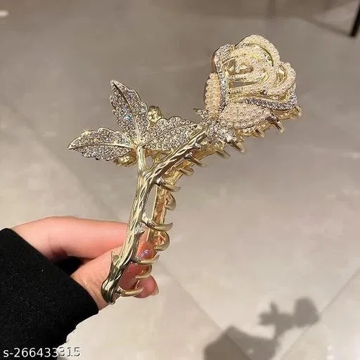 Hair Pin for Women (Gold, Pack of 1)