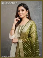 Silk Blend Punjabi/All Over Suits for Women 
