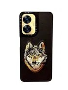 Synthetic Pu Leather Back Cover For Realme Rmx3710 / N55 