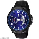 Analog Watch for Men & Boys (Black & Blue)