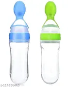 Silicone Spoon Feeding Bottle for Infants 