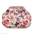 Fabric Backpack Bag, White