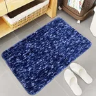 Polyester Textured Doormat, Navy Blue 