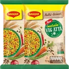 Maggi Nutri- Licious Masala Veg Atta Noodles 2X72.5g (Pouch) (Set Of 2)