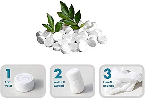 Microfiber 30 Pcs Coin Tissues (Set of 1)