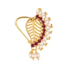 Designer Gold Plated Nosepin for Women 