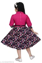 Cotton Blend Frock for Girls 