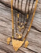 Combo of 4 Pcs Mangalsutras with Earrings Set for Women 