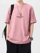 Round Neck Printed T-shirt for Men 