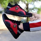 Sports Shoes for Men (Red & Black, 6)