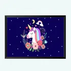 Polyester Unicorn Wall Photo Frame 