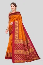 Art Silk Printed Saree for Women 