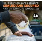 BOPP Self Adhesive 4 Pcs Transparent Tape 3 inch or 72mm x 50 meters