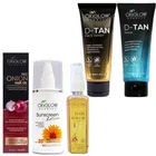 Combo of 1 Oxyglow Spf 30 Sunscreen Lotion & 1 Oxyglow D-Tan Face Wash (100 ml) & 1 Oxyglow D-Tan Mask (50 ml) & 1 Oxyglow Hair Serum (100 ml) & 1 Oxyglow Red Onion Hair Oil (100 ml) (R1007)