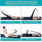 Yoga Stretch Strap with Foot Loop Support ,