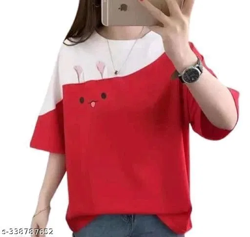 Polycotton T-shirt for Women, Multicolour (M)