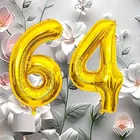 Foil Balloon for Birthday Celebration, No. 64 