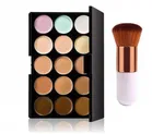 Pack of 2 Eyeshadow Palette with Foundation Brush Combo