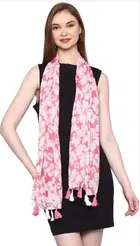 Cotton Blend Printed Scarves for Women 