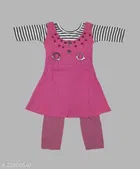 Full Sleeves Top with Pant Set for Newborn Baby Girl 