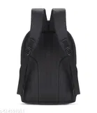 Polyester Backpack for Men & Women, Black