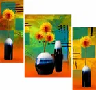 MDF 3 Pcs Designer Wall Painting for Home & Office 