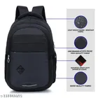 Polyester Backpack for Men & Women (Black, 35 L)