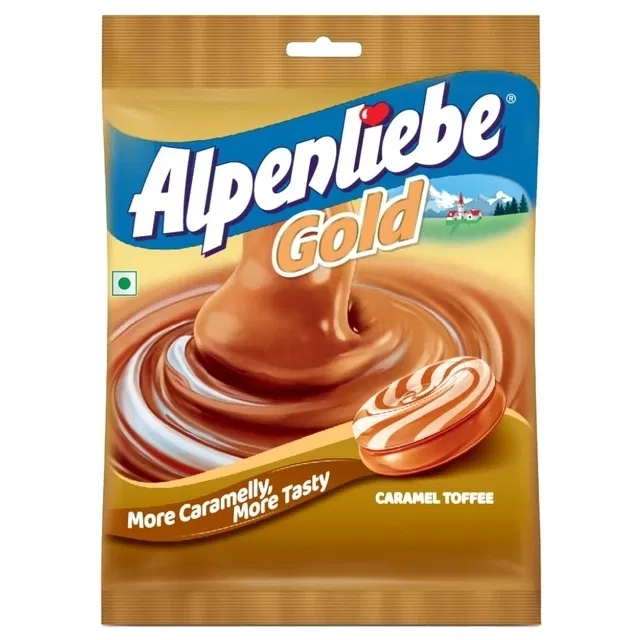 Alpenliebe गोल्ड रिच मिल्की कैरामल टॉफी 138.6 g