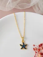 Gold Plated Chain & Pendant for Women & Girls 
