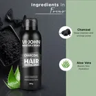 VI-JOHN Master stroke Charcoal & Aloevera Hair Removal Spray For Men - 200 ml