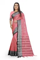 Cotton Embellished Saree for Women 