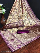 Banarasi Silk Zari Woven Saree for Women 
