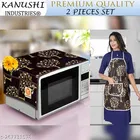 KANUSHI Industries® Microwave / Oven Top Cover With 4 Utility Pockets 